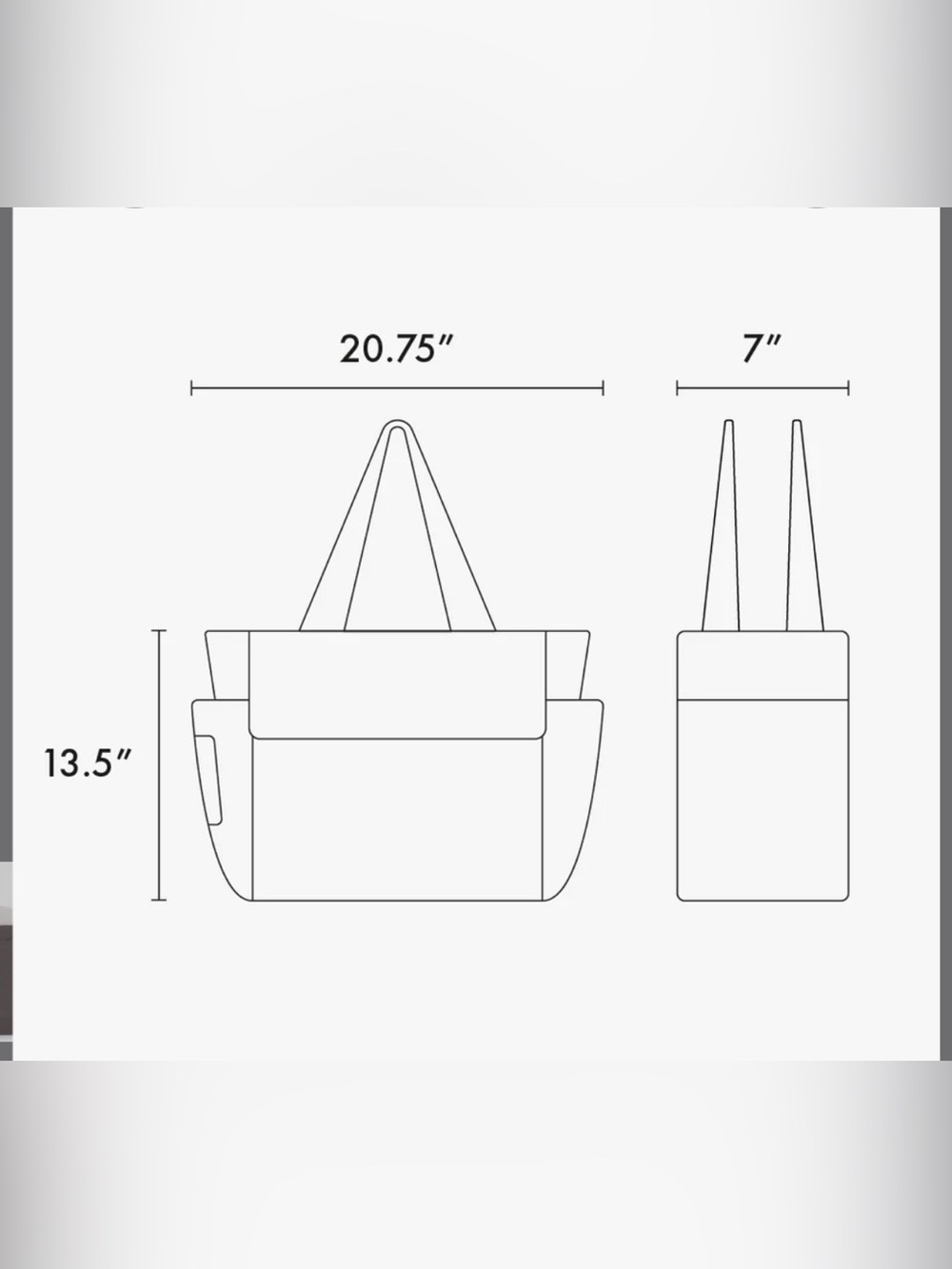 Calpak travel baby diaper Tote bag w/Laptop & luggage sleeve MSRP $200 - Picture 2 of 7
